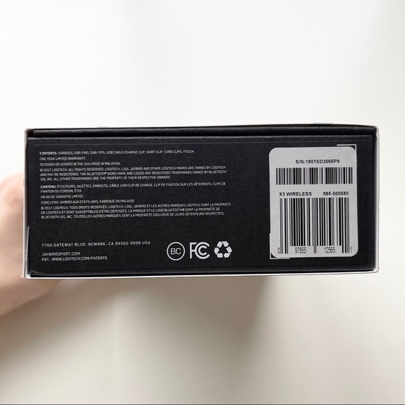 Jaybird X3 Sport Bluetooth Headphones, Blackout - Picture 10 of 16